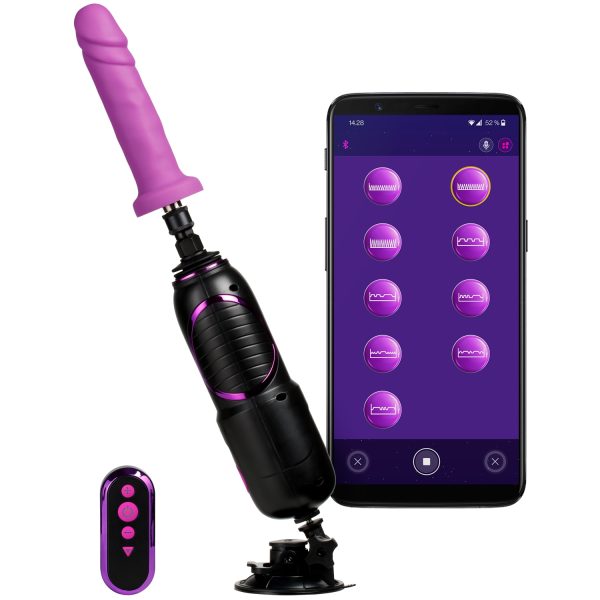 Hismith Pro Traveler 20 App Controlled Sex Machine Purple