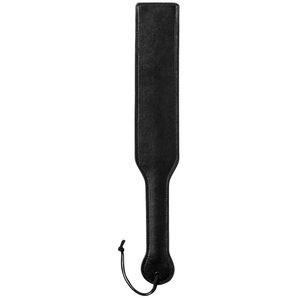 obaie Faux Leather Spanking Paddle Long Black