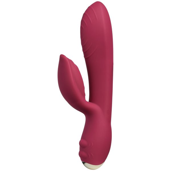 Rocks Off Everygirl Rabbit Vibrator Maroon Red