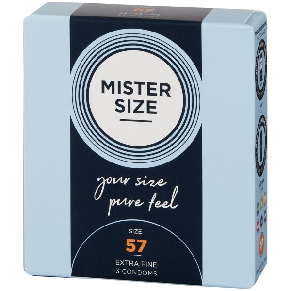 Mister Size PureFeel Condom 3 pcs Clear XL