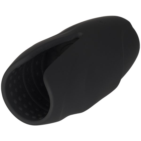 MRMEMBR Intense Texture Penis Vibrator Black