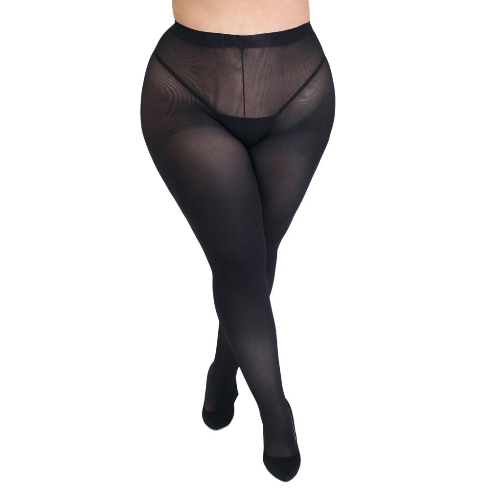 Fifty Shades Of Grey Captivate Plus Size Spanking Tights Black Plus size