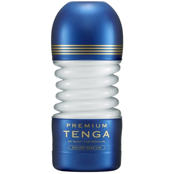 TENGA Premium Rolling Head Cup Masturbator White