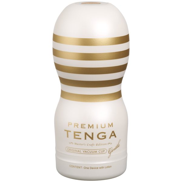 TENGA Premium Original Gentle Vacuum Cup Masturbator White