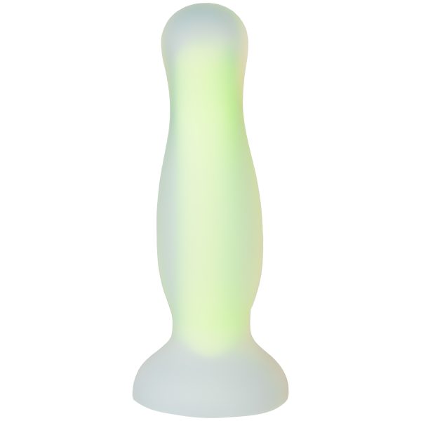 baseks Glow in the Dark Yellow Medium Anal Dildo Yellow