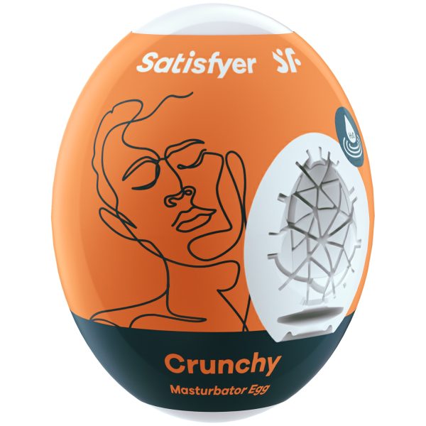 Satisfyer Crunchy Masturbator Egg White