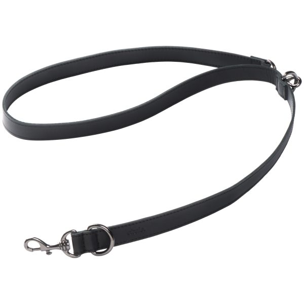 obaie Real Leather Premium Leash Black