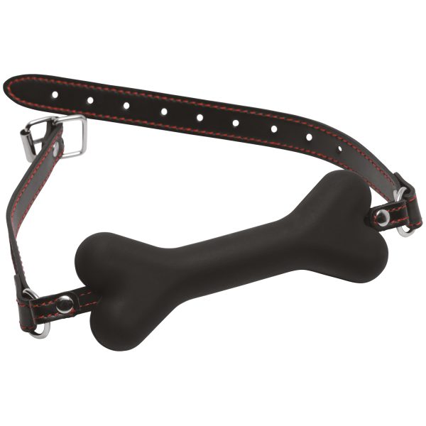 Master Series Hound Dog Bone Gag Black