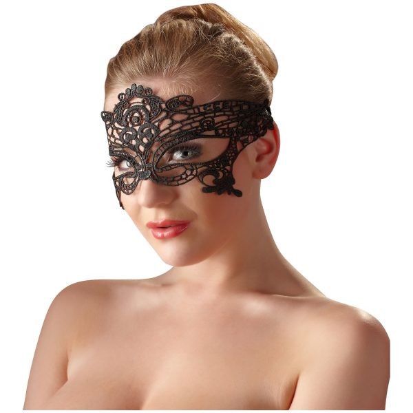 Cottelli Sensual Seduction Lace Mask Black One Size