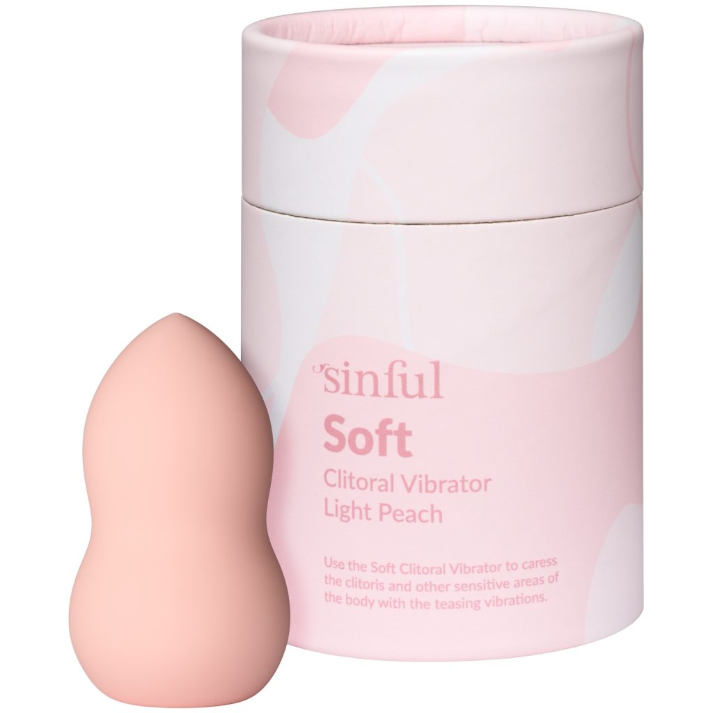 Sinful Soft Light Peach Clitoral Vibrator Orange