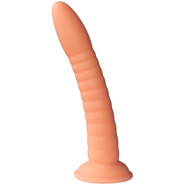 Dillio Platinum Wild Thing Peach Dildo with Suction Cup 172 cm Orange