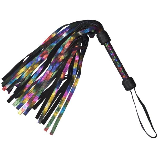 Strict Rainbow Leather Flogger 905 cm Mixed colours