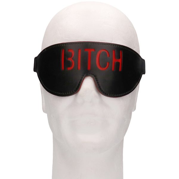 Ouch Bitch Blindfold Black