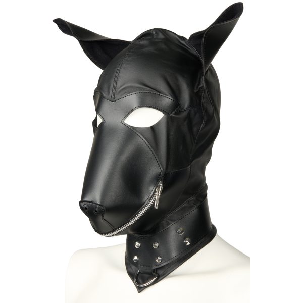 Fetish Collection Dog Hood Black One Size