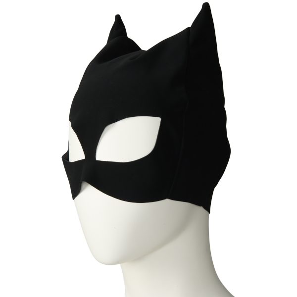 Bad Kitty Leather Look Cat Mask Black