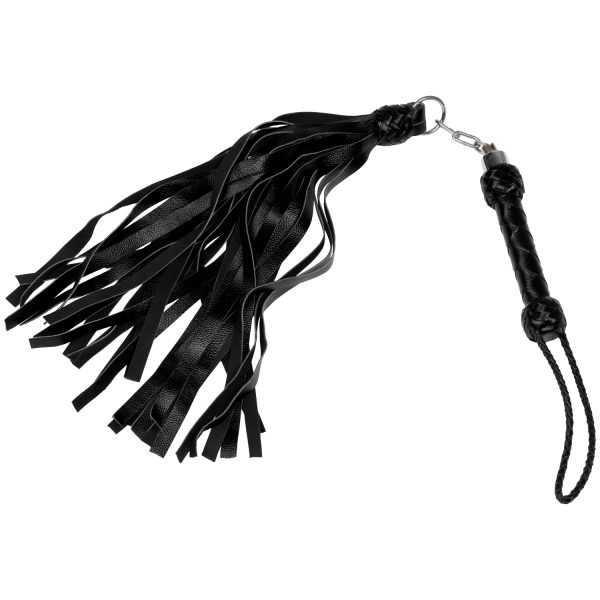 Mister B Impact Premium Leather Flogger 90 cm Black