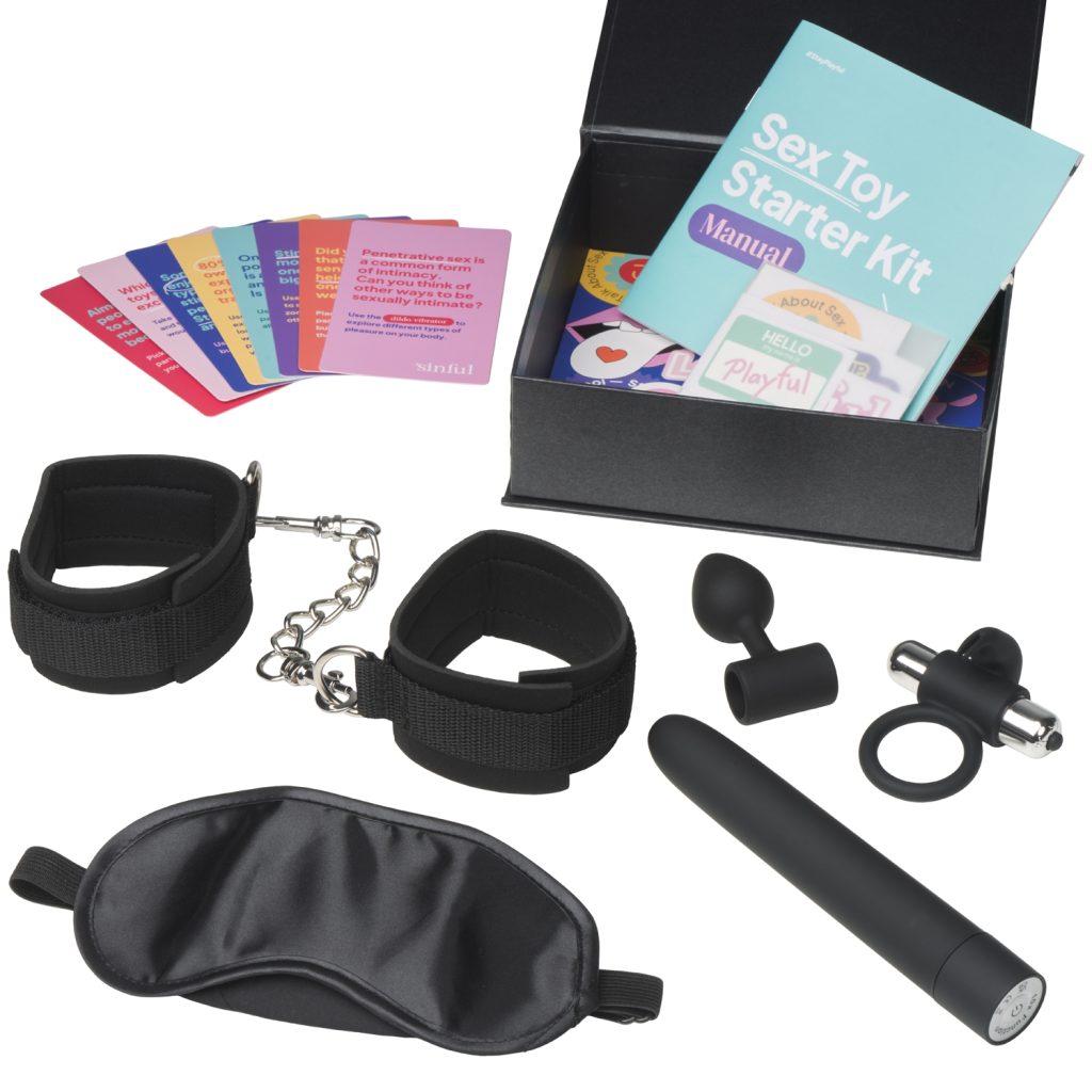 Sinful Sex Toy Starter Kit Box Black