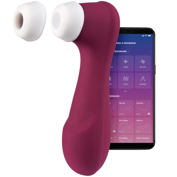 Satisfyer Pro 2 Generation 3 Liquid Air App Controlled Clitoral Stimulator Purple