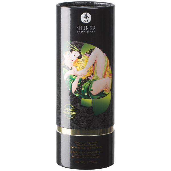 Shunga Oriental Crystals Scented Dead Sea Salts Black