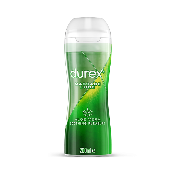 Durex 2 in 1 Soothing Aloe Vera Massage Water Based Lube 200